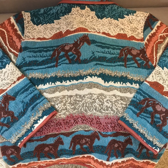 Jane Ashley Jackets & Blazers - 3/$25 Boho Horse Jacket Medium